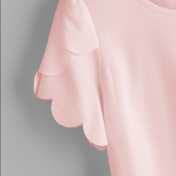 FIORELLA Blush Petal Sleeve Blouse - Picture 4 of 6